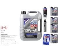 9L Liqui Moly MoS2 Huile Moteur 10W-40 Cera Tec Pro-Line Motorspülung