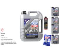 9L Liqui Moly MoS2 Huile Moteur 10W-40 Nettoyage Huile De Moteur