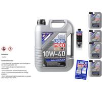 9L Liqui Moly MoS2 Huile Moteur 10W-40 Pro-Line Motorspülung