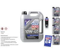 9L Liqui Moly MoS2 Huile Moteur 10W-40 Pro-Line Motorspülung
