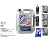 9L Liqui Moly MoS2 Huile Moteur 10W-40 Pro-Line Nettoyage Moteur Protecteur
