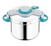 9L Ouverture facile à une main Gain de place Cocotte-minute® Induction Autocuiseur Inox Bleu P4904916