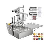 9L trémie électrique beignet friteuse boule beignets fabricant Machine en acier inoxydable cuisine appareils de cuisson avec 3 moules Commercial Pour le bricolage