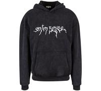 9N1M SENSE Sweat-shirt 'Goth' noir / blanc, Taille M