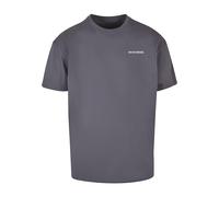 9N1M SENSE T-Shirt 'Change' gris foncé / blanc, Taille XS