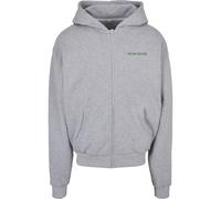 9N1M SENSE Veste de survêtement gris chiné / vert, Taille XXL