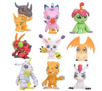9pc Anime Digital Monster Digimon PVC modèle de jouet action figure collection de poupées