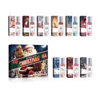 9PC Parfum Pheromone Pour Femme,Calendrier de l'Avent Parfum Femme,Coffret de Parfums Femmes avec 10ml Roll On Perfume,Mini Parfums,Noël Calendrier de l'Avent,Idée Cadeau de Noël Pour Femme