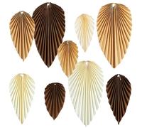 9pcs Boho Décoration de Fête Marron Beige, Ventilateur de Papier en Forme de Feuilles Boule Papier de Soie Guirlande pour Décorations de Mariages Fête d'anniversaire Bébé Baptême