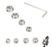 9Pcs Butée de Profondeur de Foret Anneau Positionneur Des Butées de Forage Colliers D'arrêt de Profondeur avec Clé Hexagonale pour Forets Travail du Bois