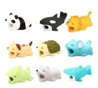 9pcs Cable Bite For Iphone Cable cord Animal Phone Accessory Protects Cute G