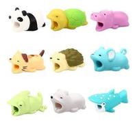 9pcs Cable Bite For Iphone Cable cord Animal Phone Accessory Protects Cute G