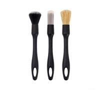 9PCS Detailing Brush Set Car Interior Gap Cleaning | 9 brushes 3 styles, reaches narrow gaps, dashboard vents, console crevices, deep cleaning power