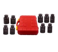 9PCS ÉCROUS D'ESSIEU IMPACT 1/2" DRIVE DEEP 29-38MM ÉCROUS D'ESSIEU IMPACT