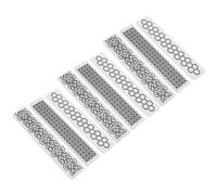 9pcs ER Folder en Plastique en Plastique Modèles de Fabrication de Cartes de Bricolage pour les Accessoires de Fting