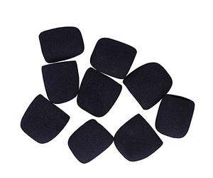 9pcs EVA Microphone Caps | Debris - Blocking & Pop - Blocking for Clear Sound | for Handheld Mics/Recording Studio/Sing - Along Venues | Easy Install, Extends Mic Life