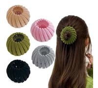 9PCS Hair Nest for Women, Hair Nest for Bun, Velvet Hair Nest, Adjustable Birds Nest Hair Clips for Thin Hair, Bird Nest Magic Hair Clip With Hair Bun Clips, Hair Accessories for Women