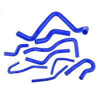 9pcs Kit tuyau de radiateur de voiture en silicone bleu pour Civic D15 D16 SOHC EG/EK 1992-2000