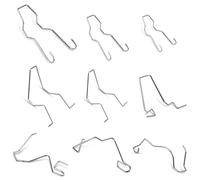 9PCS Pinces à ressort de retenue ampoule en acier inoxydable phare pour H1 H3 H4 H7 Compatibilité universelle Installation sécurisée et stable Facile installer Amélioré