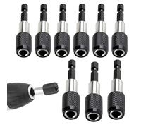 9pcs Porte Embouts Magnétiques, 1/4" 60 mm à Porte Embout Visseuse Changement Rapide pour Makita Metabo Bosch Dewalt Perceuse