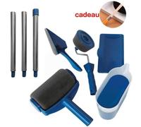 9pcs Sans couture Rouleau Peinture avec Reservoir Kit d'outils pour peinture RENOVATOR PAINT RUNNER PRO avec une petite brosse