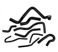 9pcs silicone noir voiture tuyau de radiateur -Kit pour Civic D15 D16 SOHC EG/EK 1992-2000