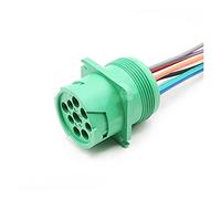 9Pin Deutsch Voiture Vert Circulaire Aviation Connecteur Électronique Faisceau De Câblage Compatible Avec La Piste J1939 HD16-9-1939S-P080 HD10-9-1939P-P080(9P Male)
