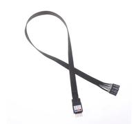 9Pin Header Motherboard Switch Hard Drive LED/PLED/Reset SW/Power SW to 9PIN F-Panel Extension Cable Foolproof 50cm
