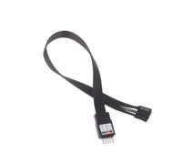 9Pin Header Motherboard Switch Hard Drive LED/PLED/Reset SW/Power SW to 9PIN F-Panel Extension Cable Foolproof 30cm