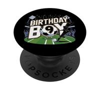 9th Birthday Boy Soccer Design with Number Nine Soccer Ball PopSockets PopGrip Adhésif