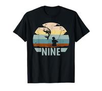 9th Birthday Fishing 9 Ans Pêcheur Garçons Enfants Angel T-Shirt