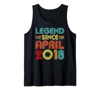 9th Birthday Idea Legend Since April 2018 9 Years Old Bday Débardeur