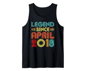 9th Birthday Idea Legend Since April 2018 9 Years Old Bday Débardeur