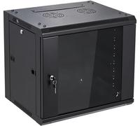 9U Armoire de serveur murale avec porte en verre verrouillable NETECABLE