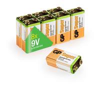 9V Batterie GP Alkaline Super 9V 8 pièces E-Block 6F22 9 Volt