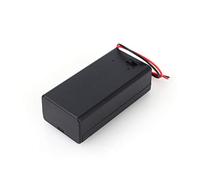 9V Volt Boîte de Support de Batterie PP3 Boîtier DC avec Couvercle d'interrupteur Marche/arrêt de Fil de Fil