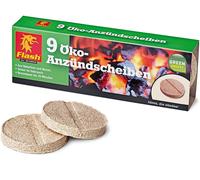 9x Écologique Anzünd-scheiben Aide Bois Bio Allumage de Cheminée Grill-Anzünder