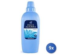 9X Ensemble Felce Azzurra Assouplissant 2000 ML. 40 Dosettes Classiques