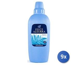 9X Ensemble Felce Azzurra Assouplissant 2000 ML. 40 Dosettes Classiques