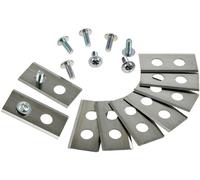 9x lames de remplacement / lames de coupe de rechange pour robot-tondeuse Worx L