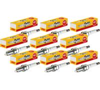 9X NGK Bougie Bougies Nickel Compatible Pour Buick Skylark N 2.8