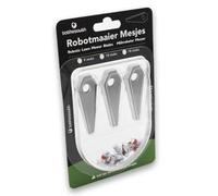 9x To the South® Robot Tondeuse Lames Acier Compatible avec Bosch Indego S 500 (Connect) - 9 pièces