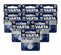 9X Varta CR1620 3V Piles Au Lithium De Monnaie 70mAh Pour Montre Télécommande