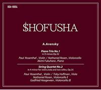 A.アレンスキー:ピアノ三重奏曲第1番Op.32 / 弦楽四重奏曲第2番Op.35 Piano Trio No. 1 in D minor, Op. 32 / Quartet No.2 in A minor, Op.35
