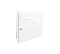 A-01 Boîte aux lettres encastrée Blanc (RAL 9016) - LETTERBOX24.de