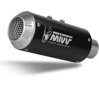 MIVV Pot d'échappement MK3 Slip-on inox noir Non homologué – Aprilia Tuono V4 1100 2018-2020