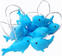 À 10 Led En Forme De Requin À Piles Pour Chambre À Coucher, Chambre De Bébé, Chambre D'enfant, Décoration De Fête D'anniversaire (Requin)[H596]