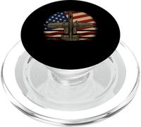 A-10 Warthog Avion Militaire Fighter Jet USA Flag PopSockets PopGrip pour MagSafe