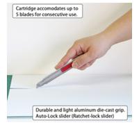 A-1000RP, boîter en aluminium, 9 mm, argent/rouge