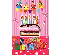 A 12 X18 Inches Drapeau De Jardin, Cupcakes, Décoration De Maison, Joyeux Anniversaire Drapeau Haute Qualité ""Nipseyteko